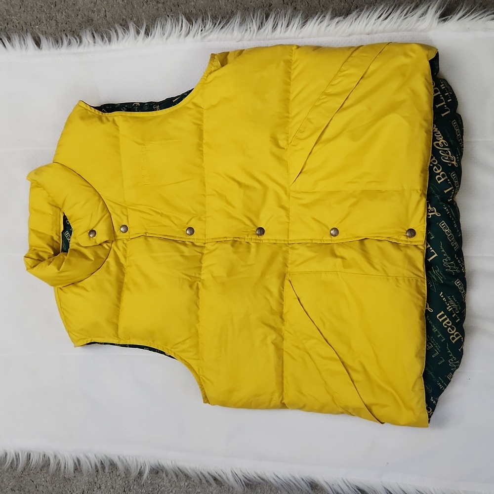 L.L.BEAN PUFFER SLEEVELESS WATER REPELLENT JACKET
